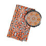 Orange Fox Flower Compact Mirror And Lens Cloth, thumbnail 5 of 12