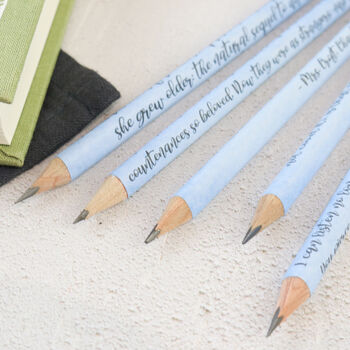 Personalised Persuasion By Jane Austen Pencils, 2 of 5