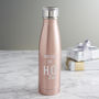 Rose Gold Water Bottle For Couples, thumbnail 1 of 5