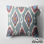 Hand Woven Multicoloured Ikat Cushion Cover, thumbnail 5 of 10