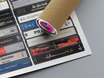 29th Birthday 1997 Music Print Personalised Gift, 6 of 8