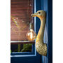 Ostrich Wall Lamp With Filament Bulb, thumbnail 1 of 2