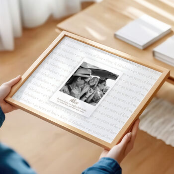Personalised 40th Birthday Photo Print Gift, 3 of 4
