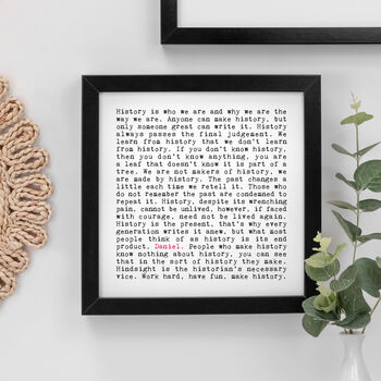 History Quotes Gift Print, 3 of 10
