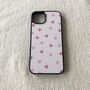 Pink / Beige Hearts Phone Case, thumbnail 1 of 3