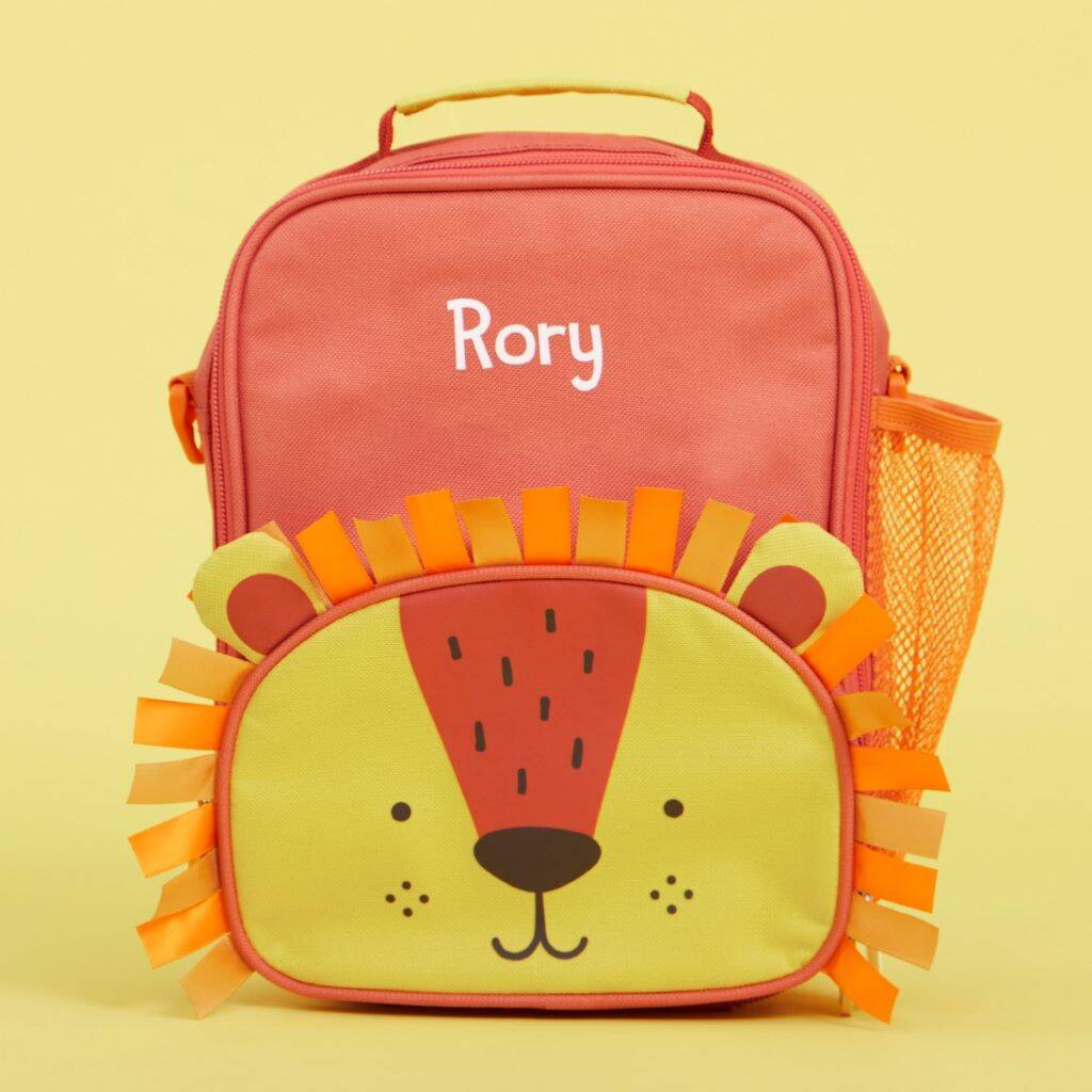 Personalised Colourful Lion Lunch Bag, 1 of 6
