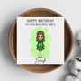 Irish Dancer Birthday Card Personalised, thumbnail 1 of 3