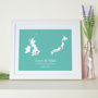 'Home And Abroad' Personalised Print, thumbnail 1 of 12