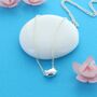 Petite Floating Cat Head Charm Necklace, thumbnail 1 of 2