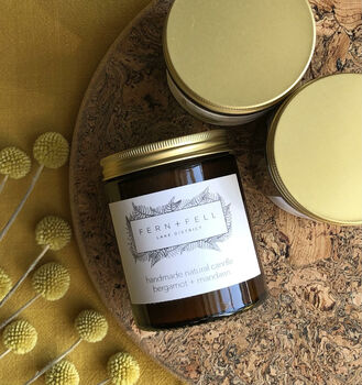 Uplifting Bergamot + Mandarin Candle, 3 of 4