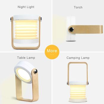 Smart LED Bedside Lamp Lantern, 4 of 5