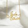 Personalised Two Name Heart Necklace, thumbnail 2 of 6