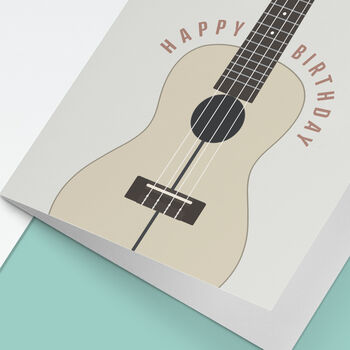 Ukulele Birthday Card | Music Lover Card, 4 of 5