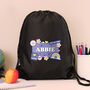 Personalised Good Vibes Black Kit Bag, thumbnail 1 of 3