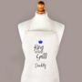 Personalised King Of The Grill BBQ Apron, thumbnail 3 of 4
