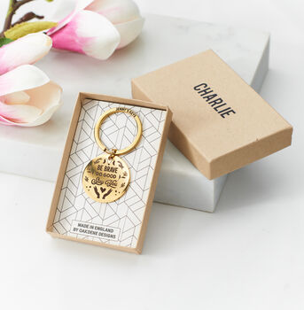 Personalised 'Stay You' Metal Keyring, 3 of 7