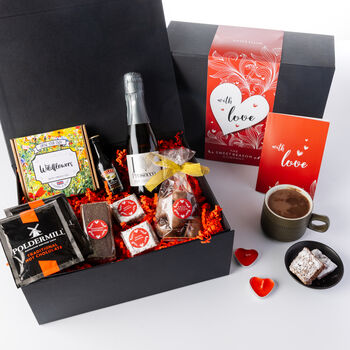 'With Love' Indulgent Valentine's Day Gift Hamper, 4 of 4