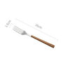 Stainless Steel And Faux Wood Cutlery Set, thumbnail 8 of 10