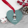 Personalised Heart Christmas Tree Decoration, thumbnail 2 of 12