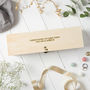 Personalised Wooden Engagement Wine Box, thumbnail 2 of 8