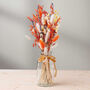 My Clementine Dried Flower Bunch With Vase, thumbnail 1 of 3