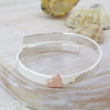 Baby's First Christmas Gold Heart Bangle, 5 of 10