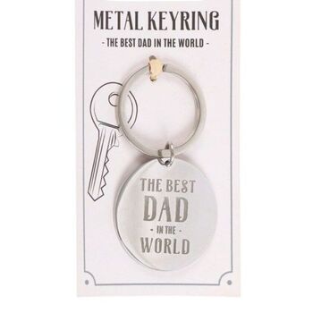 Best Dad In The World Keyring, 2 of 3