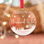 Personalised First Christmas As My Husband To Be Bauble Gift, thumbnail 3 of 5