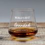 World's Best Grandad Personalised Whiskey Glass, thumbnail 2 of 5