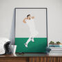 Jimmy Anderson England Cricket Poster, thumbnail 1 of 4