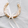 Personalised Mother Of Pearl Lucky Wedding Horseshoe, thumbnail 2 of 12