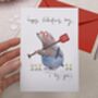 Mole 'I Dig You' Valentine Card, thumbnail 2 of 2