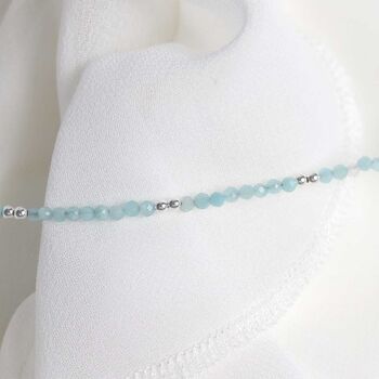 Amazonite Gemstone Beaded Bracelet, 2 of 5