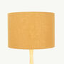 Linen Rust Brown Lampshade, thumbnail 2 of 9