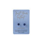 Just Smile Lapis Lazuli Earrings On Gift Card, thumbnail 1 of 3