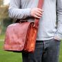 Special Leather Messenger Bag, thumbnail 1 of 4