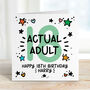18th Birthday Card Actual Adult, thumbnail 2 of 2