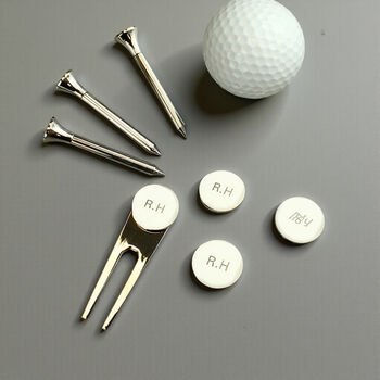 Personalised Silver Plated Golf Set Gift, 2 of 5