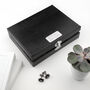 Personalised 12 Compartment Cufflink Box, thumbnail 2 of 9
