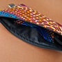 Large African Print Zip Pouch | Oba Print, thumbnail 3 of 6