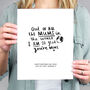 'Out Of All The Mums In The World' Personalised Print, thumbnail 3 of 6