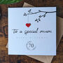 Personalised 70th Birthday Card For Special Mum, thumbnail 3 of 4