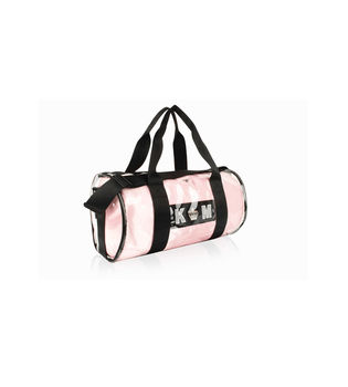 Pvc Kit Bag With Personalised Pale Pink Satin Liner, 2 of 5