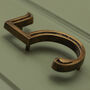 Premium Floating Engraved House Numbers In Heritage Finish, thumbnail 12 of 12