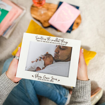 Personalised New Baby Photo Frame Mother's Day Gift, 8 of 9