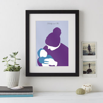 Child Silhouette Personalised Print, 7 of 7