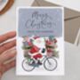 Santa Claus Personalised Family Christmas Card Pack Or Single Card, thumbnail 3 of 4