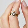 14ct Gold One Of A Kind Diamond Engagement Ring, thumbnail 6 of 7