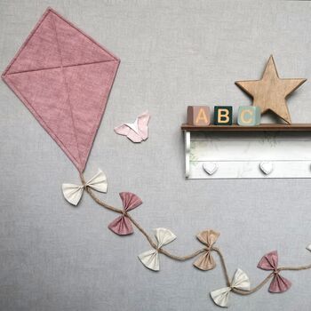 Boho Personalised Nursery Wall Kite Hanging Decoration, 9 of 11