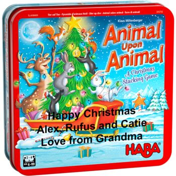 Christmas Game In A Personalised Tin, 2 of 3